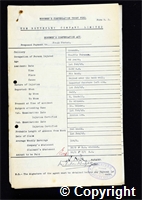 Workmen’s Compensation Act form for Frank Foster, aged 66, Traffic Foreman at Ormonde Colliery