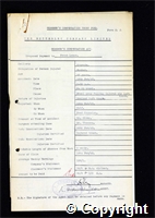 Workmen’s Compensation Act form for Frank Lomas, aged 57, Packer at Ormonde Colliery