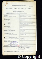 Workmen’s Compensation Act form for Albert Noon, aged 58, Emptying slack to firehole at Ormonde Colliery