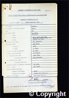 Workmen’s Compensation Act form for Hubert Ratcliffe, aged 26, Borer at Ormonde Colliery
