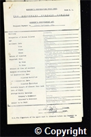 Workmen’s Compensation Act form for Albert Tomlinson, aged 33, Belt Fitter at Ormonde Colliery