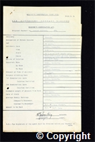 Workmen’s Compensation Act form for Samuel Walters, aged 59, Dataller at Ormonde Colliery
