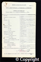 Workmen’s Compensation Act form for George E. Cresswell, aged 45, Filler at Ormonde Colliery