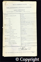 Workmen’s Compensation Act form for Albert Holmes, aged 62, Packer at Ormonde Colliery