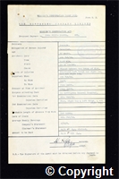 Workmen’s Compensation Act form for John Willie Parkin, aged 62, Dataller at Ormonde Colliery