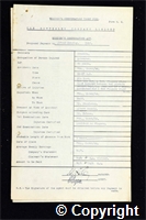 Workmen’s Compensation Act form for Alfred Shipley, aged 62, Labourer at Ormonde Colliery