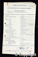 Workmen’s Compensation Act form for Horace Statham, aged 30, Filler at Ormonde Colliery