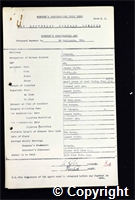 Workmen’s Compensation Act form for Henry Woollands, aged 45, Filler at Ormonde Colliery