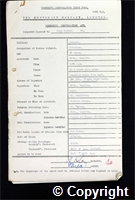 Workmen’s Compensation Act form for John Carter, aged 37, Dataller at Ormonde Colliery