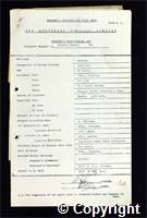 Workmen’s Compensation Act form for Wilfred Fowler, aged 50, Dataller at Ormonde Colliery