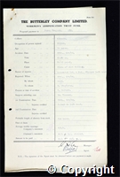 Workmen’s Compensation Act form for Percy Gregory, aged 34, Filler at Ormonde Colliery