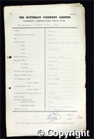 Workmen’s Compensation Act form for Wilfred Harbon, aged 29, Filler at Ormonde Colliery