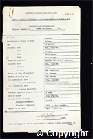 Workmen’s Compensation Act form for James William Holmes, aged 36, Filler at Ormonde Colliery