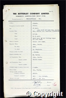 Workmen’s Compensation Act form for William Holmes, aged 49, Filler at Ormonde Colliery