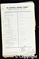 Workmen’s Compensation Act form for Percy Martin, aged 50, Labourer at Ormonde Colliery