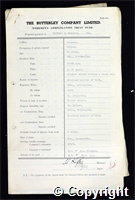 Workmen’s Compensation Act form for Herbert S. Moseley, aged 34, Filler at Ormonde Colliery