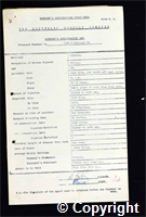 Workmen’s Compensation Act form for John Thomas Mullard, aged 39, Filler at Ormonde Colliery
