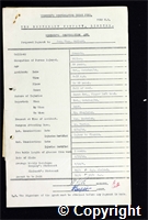 Workmen’s Compensation Act form for John Thomas Mullard, aged 39, Filler at Ormonde Colliery
