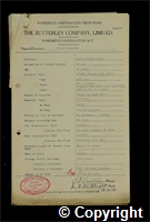 Workmen’s Compensation Act form for Walter Nichols, aged 25, Filler at Ripley Colliery
