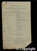 Workmen’s Compensation Act form for John William Hardy, aged 36, Cutterman at Ripley Colliery