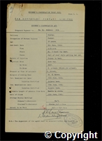 Workmen’s Compensation Act form for William Henry Jackson, aged 32, Packer at Ripley Colliery