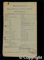Workmen’s Compensation Act form for Joseph Nicklin, aged 25, Ganger at Ripley Colliery