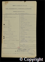 Workmen’s Compensation Act form for James Frederick Street, aged 47, Packer at Ripley Colliery