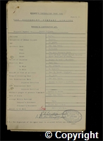 Workmen’s Compensation Act form for Joseph Walters, aged 51, Packer at Ripley Colliery