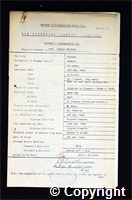 Workmen’s Compensation Act form for Arthur Whatton, aged 46, Packer at Ripley Colliery