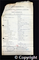Workmen’s Compensation Act form for Leonard Bridges, aged 51, Packer at Ripley Colliery