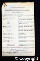 Workmen’s Compensation Act form for Eli Burnham, aged 40, Filler at Ripley Colliery