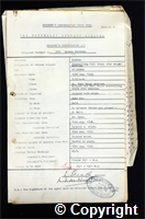 Workmen’s Compensation Act form for Sydney Burnham, aged 42, Controlling Full Trams Over Weight Machine at Ripley Colliery
