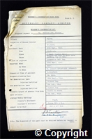 Workmen’s Compensation Act form for William Alfred Clarke, aged 30, Loader at Ripley Colliery