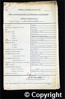 Workmen’s Compensation Act form for Arthur L. Cooke, aged 28, Filler at Ripley Colliery
