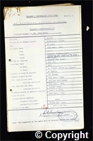 Workmen’s Compensation Act form for Fred Kerry, aged 28, Underground Fitter at Ripley Colliery