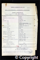 Workmen’s Compensation Act form for John W. Lenton, aged 68, Gummer at Ripley Colliery