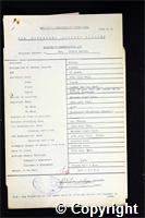 Workmen’s Compensation Act form for Victor Lenton, aged 45, Loader at Ripley Colliery