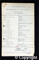 Workmen’s Compensation Act form for Frank Murfin, aged 36, Filler at Ripley Colliery