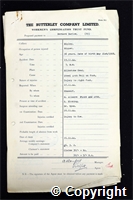 Workmen’s Compensation Act form for Bernard Barlow, aged 36, Ripper at Ripley Colliery