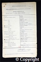 Workmen’s Compensation Act form for Thomas W. Spalding, aged 48, Filler at Ripley Colliery