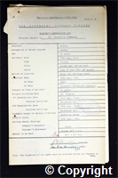 Workmen’s Compensation Act form for Francis W. Thompson, aged 32, Loader at Ripley Colliery