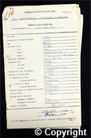 Workmen’s Compensation Act form for Leonard Bates, aged 38, Shunter at Ripley Colliery
