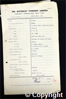 Workmen’s Compensation Act form for Leslie Bird, aged 31, Gummer at Ripley Colliery