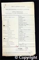 Workmen’s Compensation Act form for William Burton, aged 67, Tram Repairer at Ripley Colliery