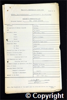 Workmen’s Compensation Act form for Albert Elliott, aged 40, Filler at Ripley Colliery