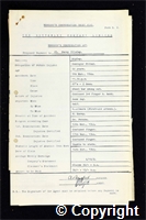 Workmen’s Compensation Act form for Percy Illsley, aged 50, Fitter (Conveyor) at Ripley Colliery