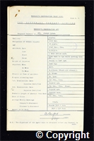 Workmen’s Compensation Act form for Joseph Lynam, aged 23, Lineman at Ripley Colliery