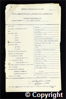 Workmen’s Compensation Act form for Bernard Barlow, aged 35, Haulage Hand at Ripley Colliery