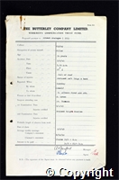 Workmen’s Compensation Act form for Ernest Grainger, aged 36, Filler at Ripley Colliery