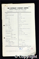 Workmen’s Compensation Act form for William F. Grainger, aged 34, Filler at Ripley Colliery